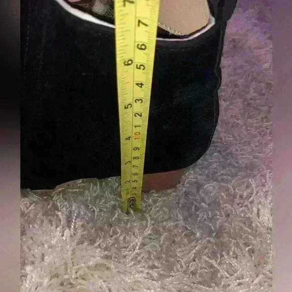 black velvet style boot with heel size 40 - Picture 10 of 10